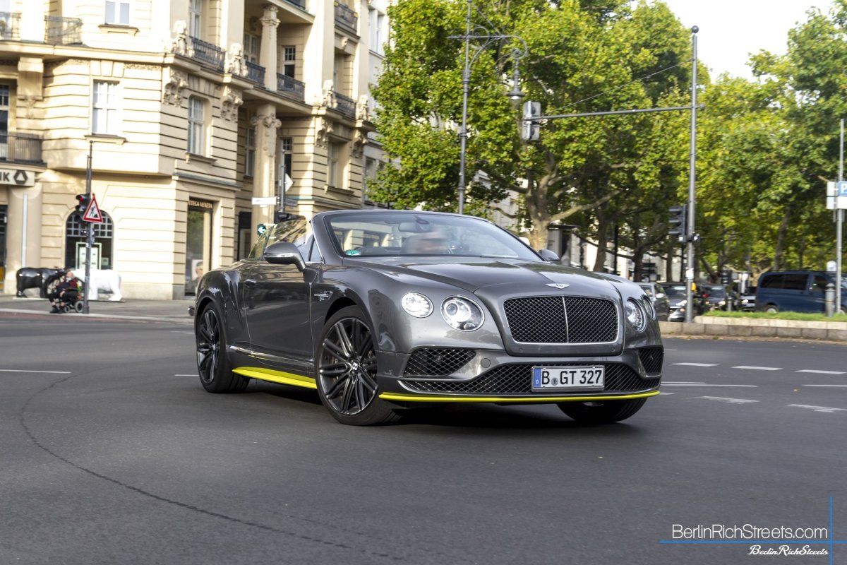 Bentley Continental GTC Speed (2016) Black Edition spotted in Berlin — BerlinRichStreets